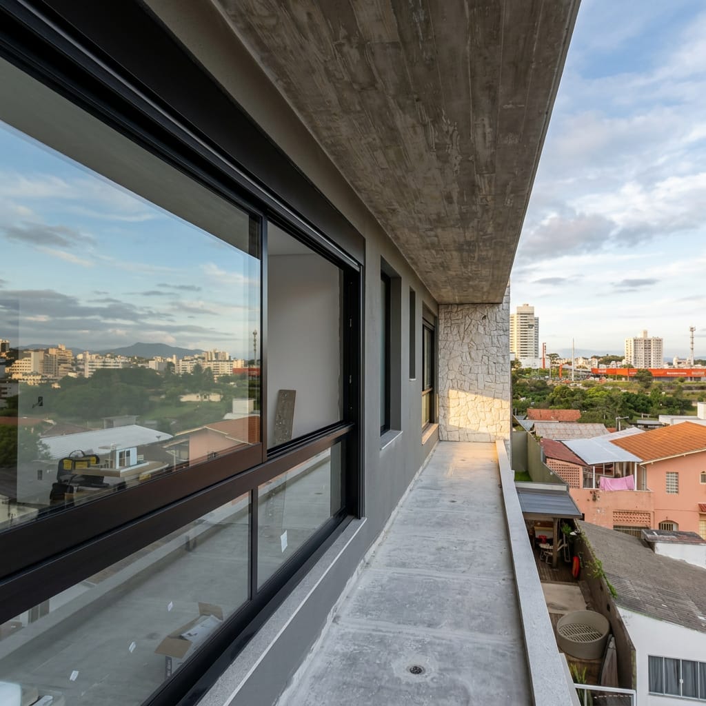 Vista Panorâmica 270° – Janelas de correr com vedação acústica e térmica de última geração.